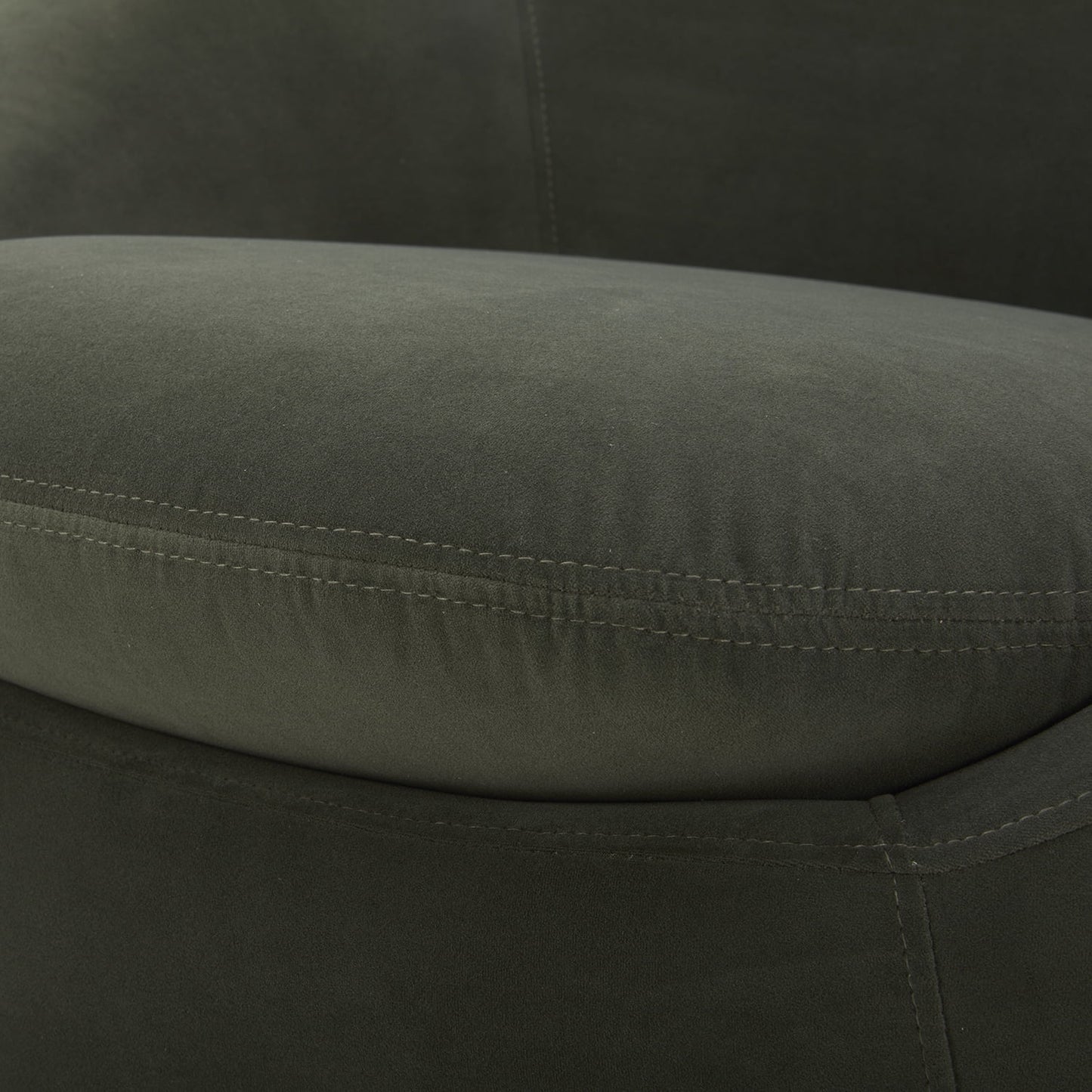 Mira Velvet Swivel Chair, Olive