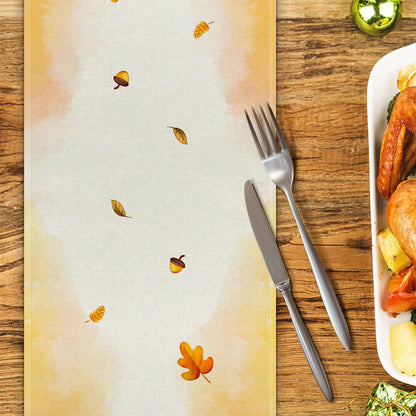 Thanksgiving Table Runner, Thanksgiving Runner for Table Thanksgiving Decor Happy Thanksgiving Cornucopia Thanksgiving Table Decorations for Thanksgiving Party Dining Table Decor (13" X 72")